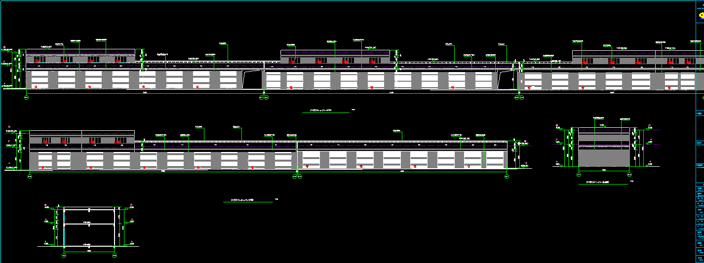 2层6571平方-某县重卡物流园C11办公楼