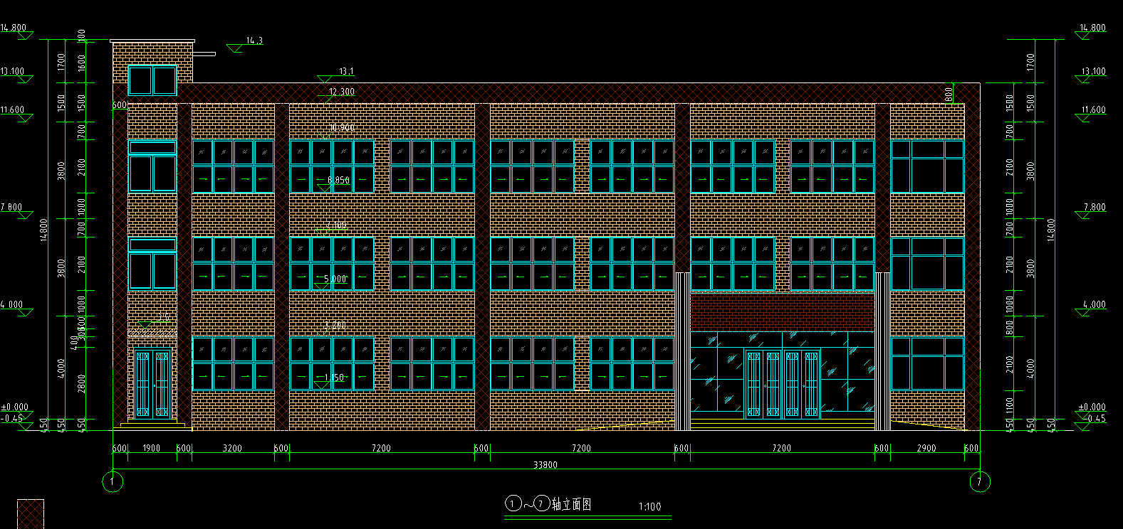 3层826平方-某饲料有限公司办公楼