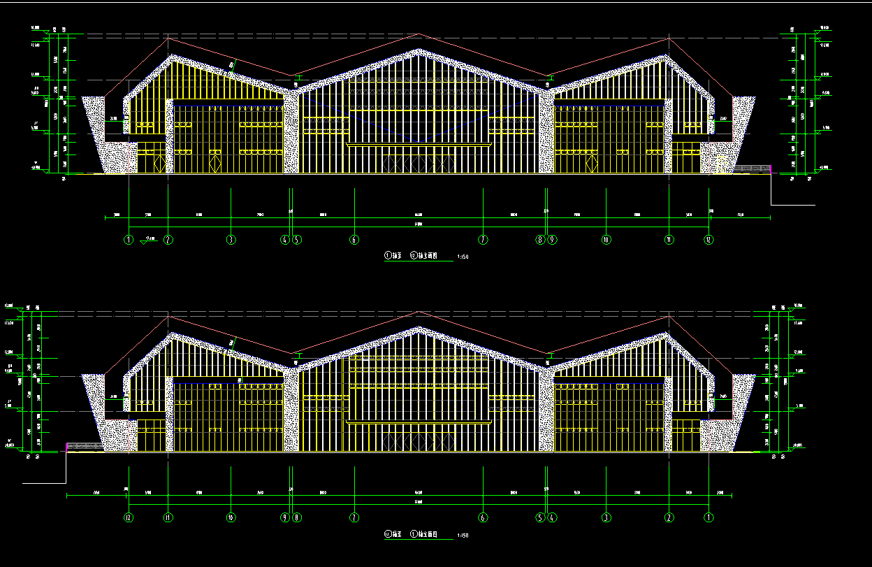 3层4543平方-某路段停车场附属用房办公楼