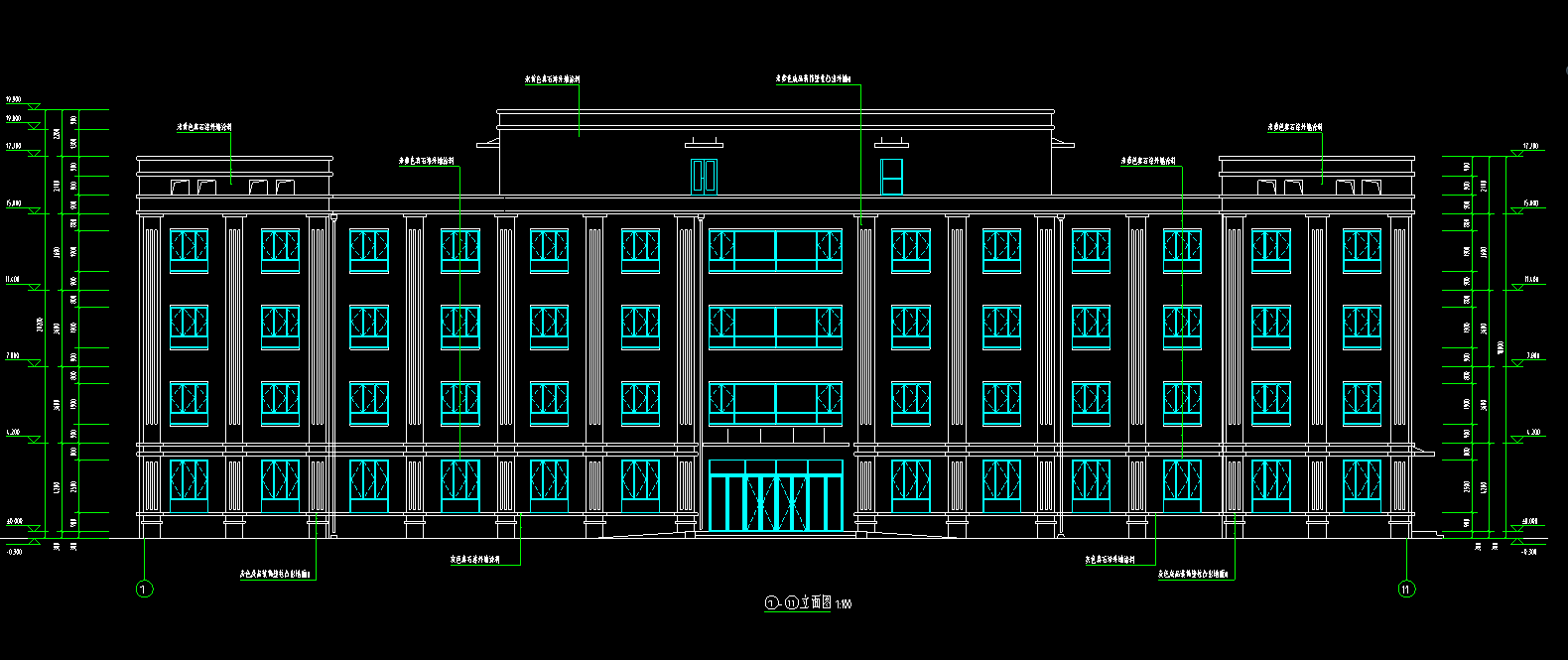 4层4604平方-某汽车改装有限公司东地块办公楼