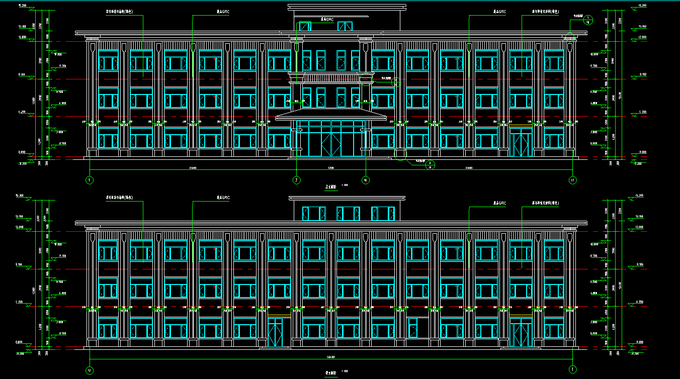 3层2527平方-某乳业项目附属用房办公楼