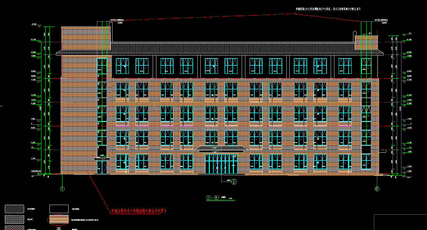 5层6987平方-某职业高级中学综合实训楼