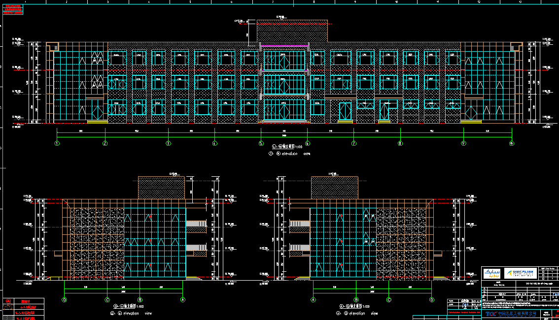 3层5268平方-某石化有限公司综合服务楼