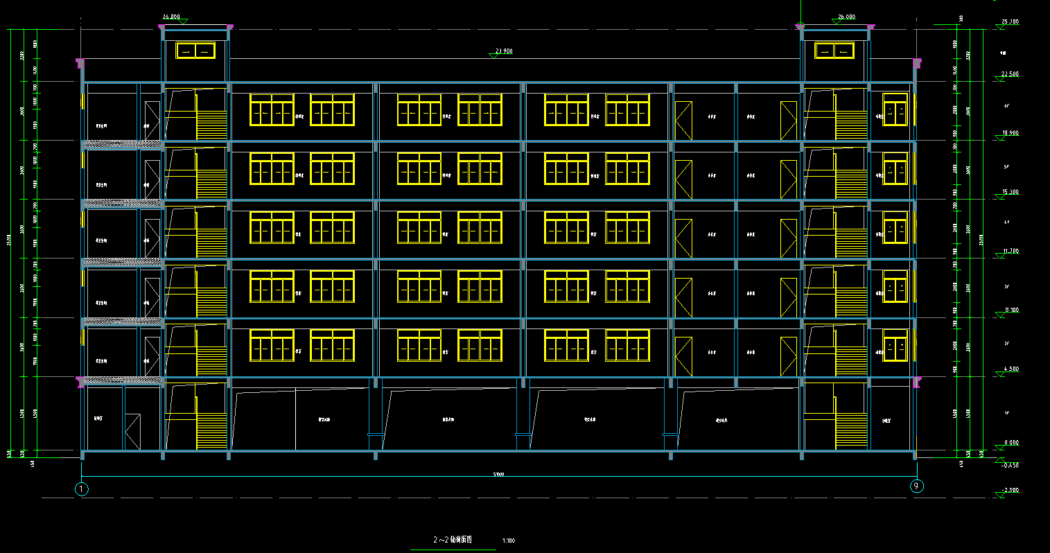 6层3587平-某小学教学楼