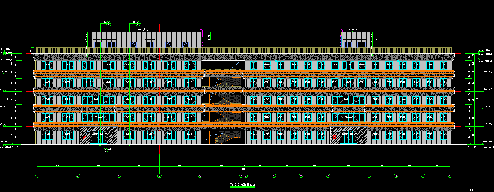 5层7490平方-某公司产业园项目02宿舍楼