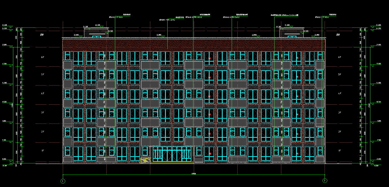 6层-5911平方-某学校女生宿舍楼