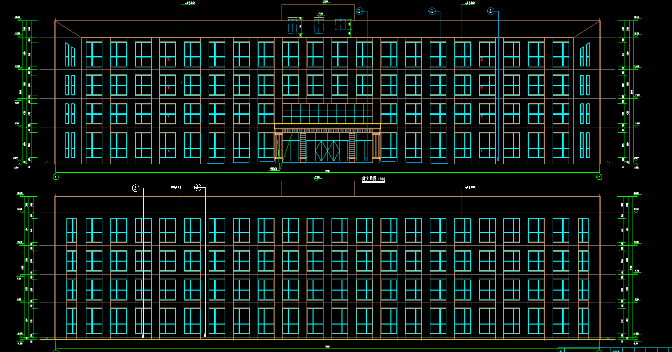 4层5052平方-某产业园-科研楼