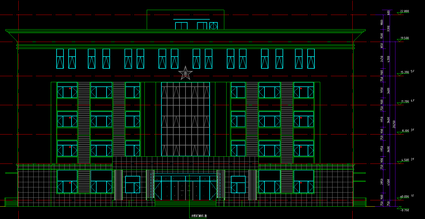 5层3281平方-某综合办公楼