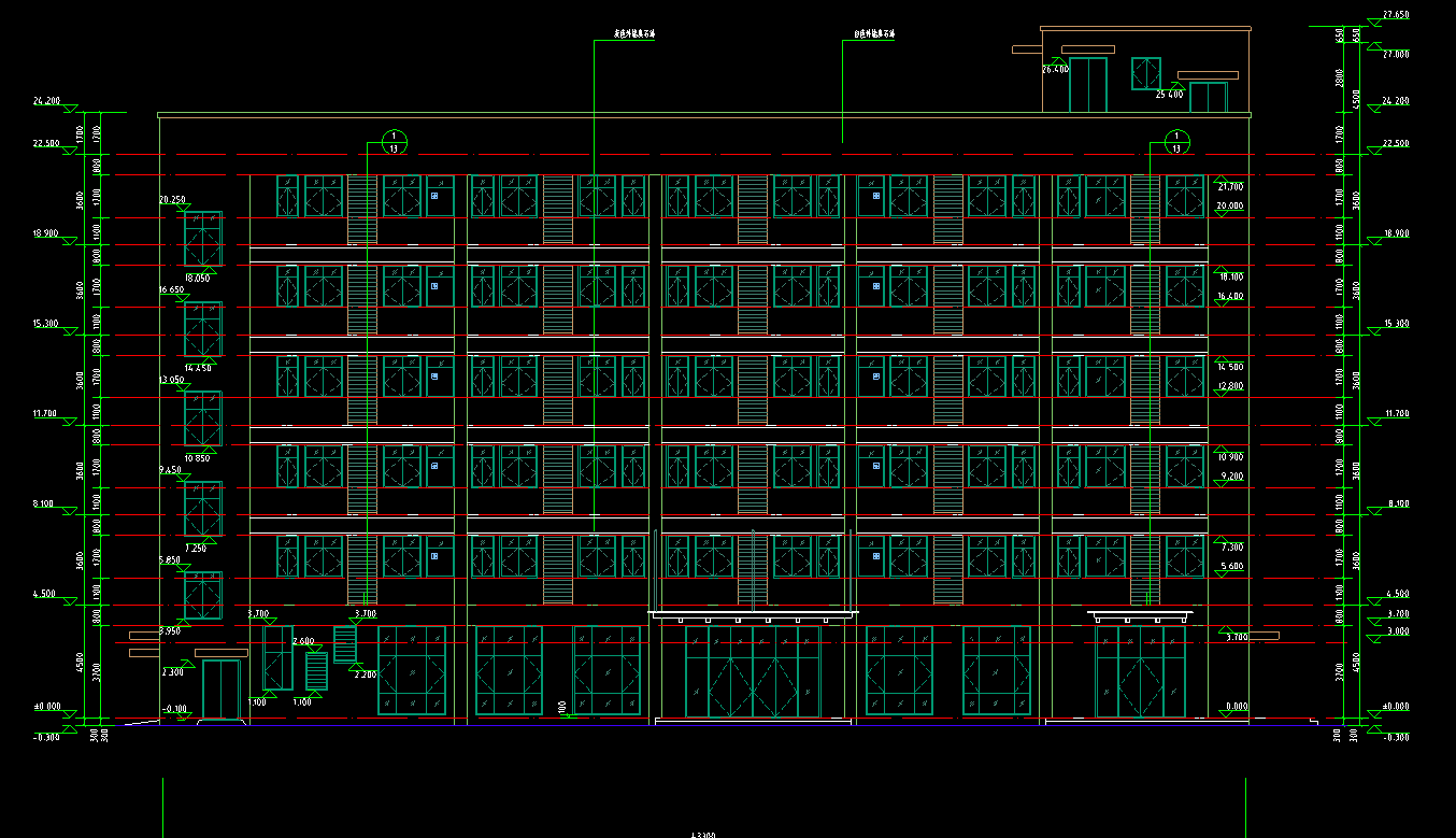 7层4405平方-某厂房-综合楼