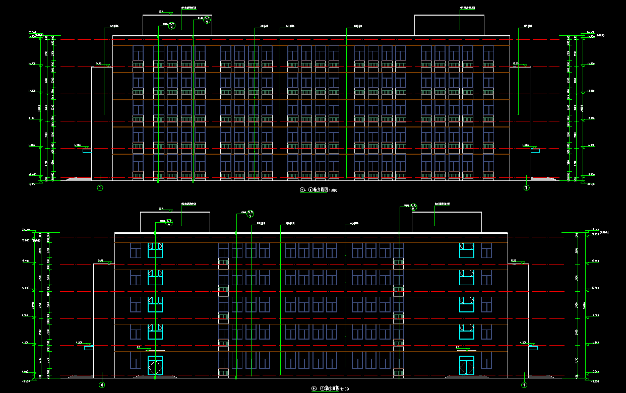 5层12083平方-某县实验中学教研楼