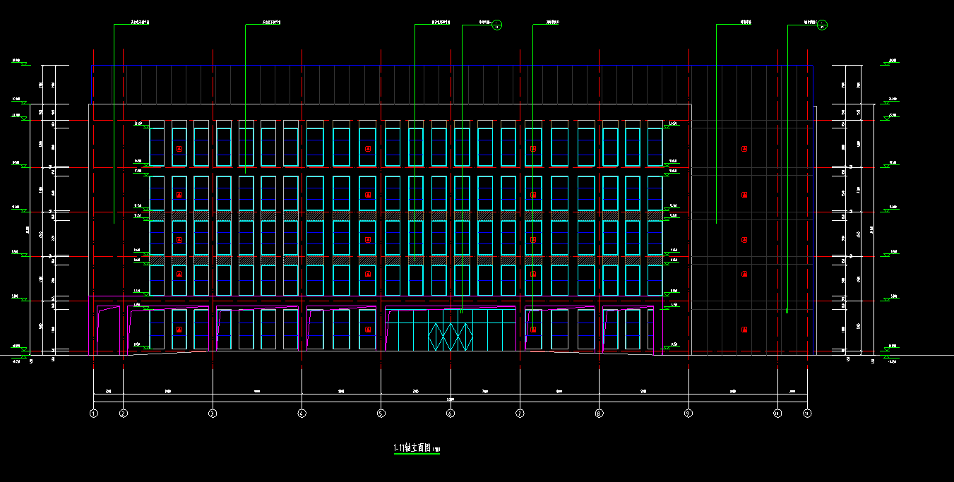 5层6581平方-某市化学工业园区办公楼