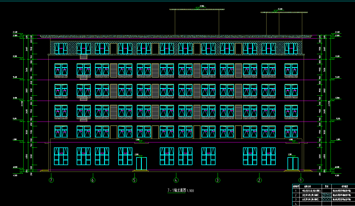 6层5758平方-某学校餐厅及宿舍楼