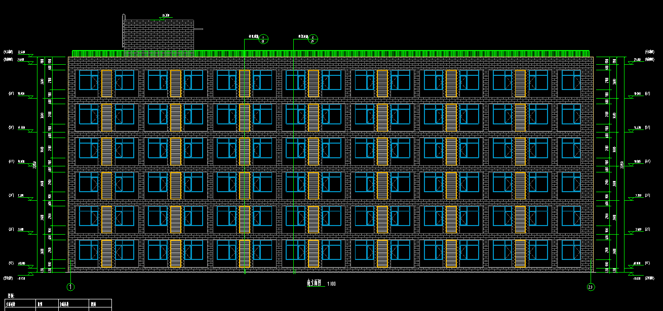 6层5333平方-某大学研究生公寓1#公寓宿舍楼