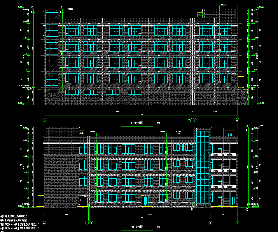 5层6837平方-某市学校教学楼