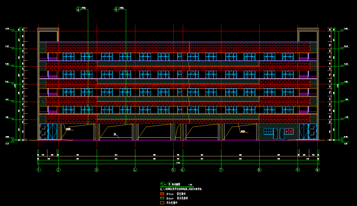 5层3336平方-某中学学生宿舍楼