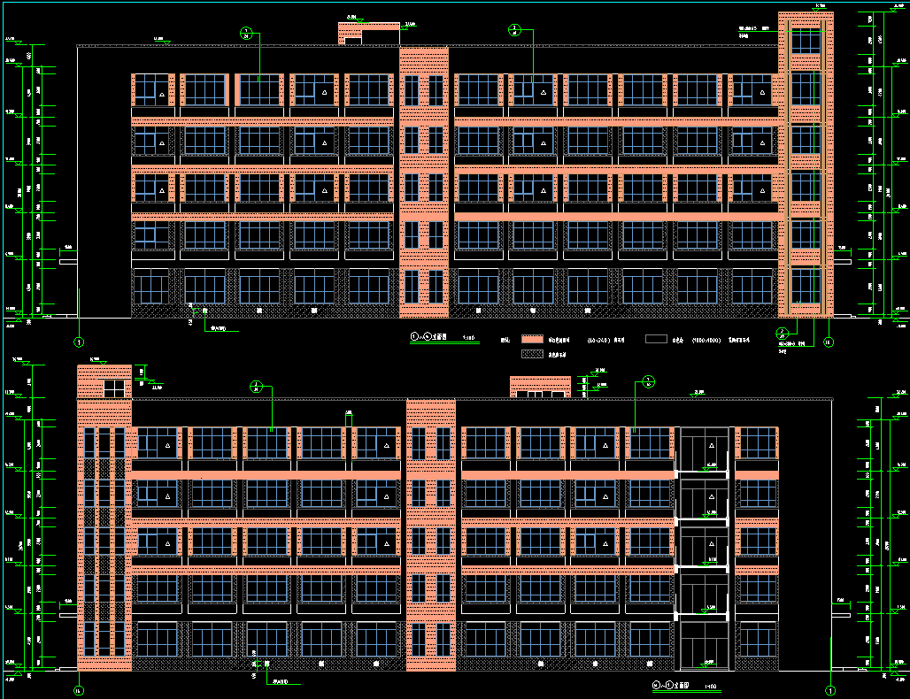 5层6517平方-某县中学实验楼