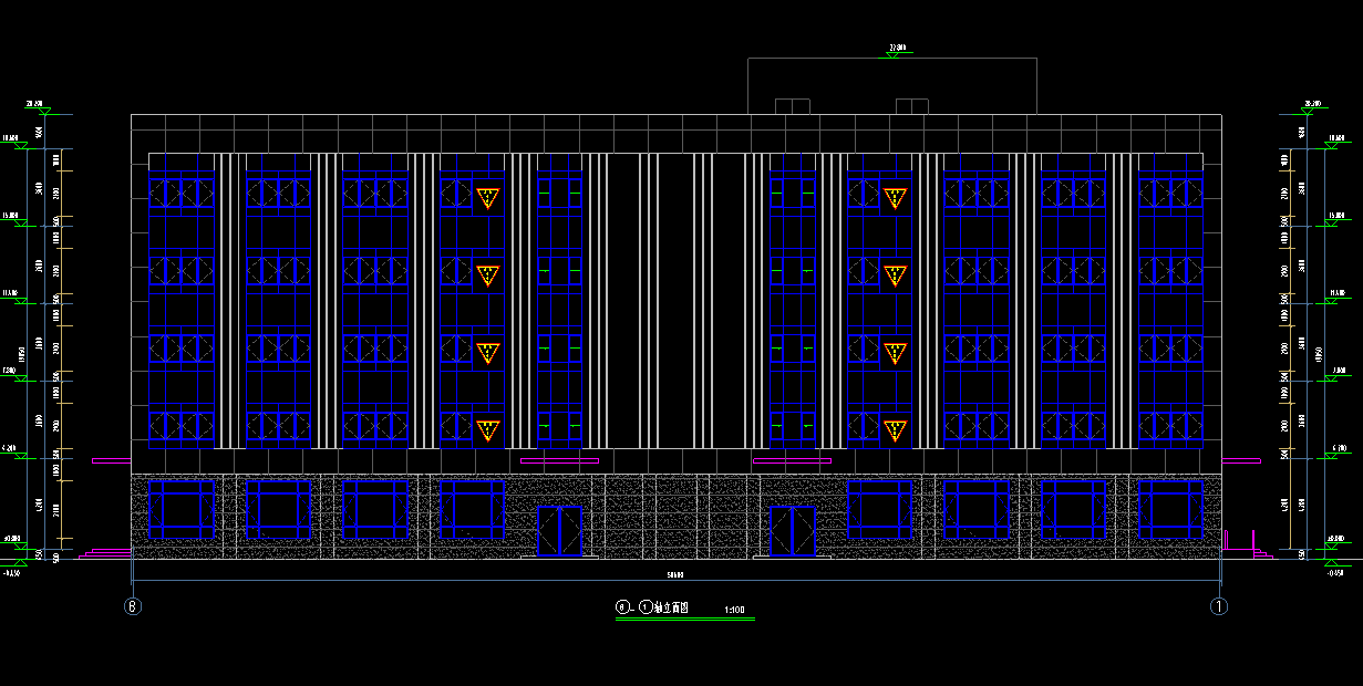 5层4507平方-某物流公司业务用房办公楼