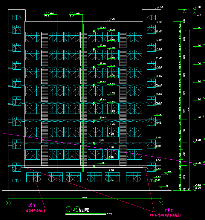 8层2623平方-饲料有限公司综合楼