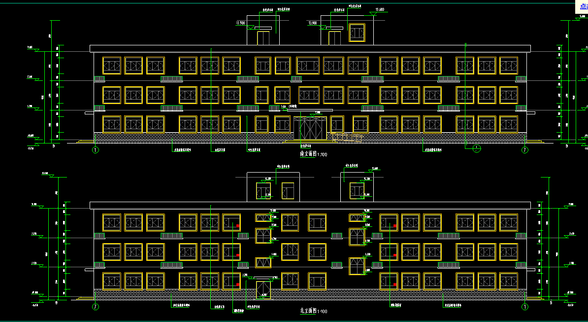 3层3249平方-初级中学教学楼